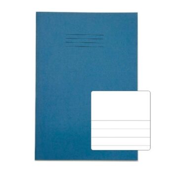 Exercise Books A4+ Top half blank Bottom 12mm feints