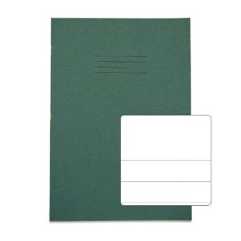 Exercise Books A4 Top half blank Bottom 20mm feints