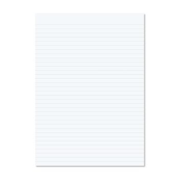 Memo Pads A4 Ruled 80 Sheets R4MP-2 - Pack 10 - Fusion Office UK