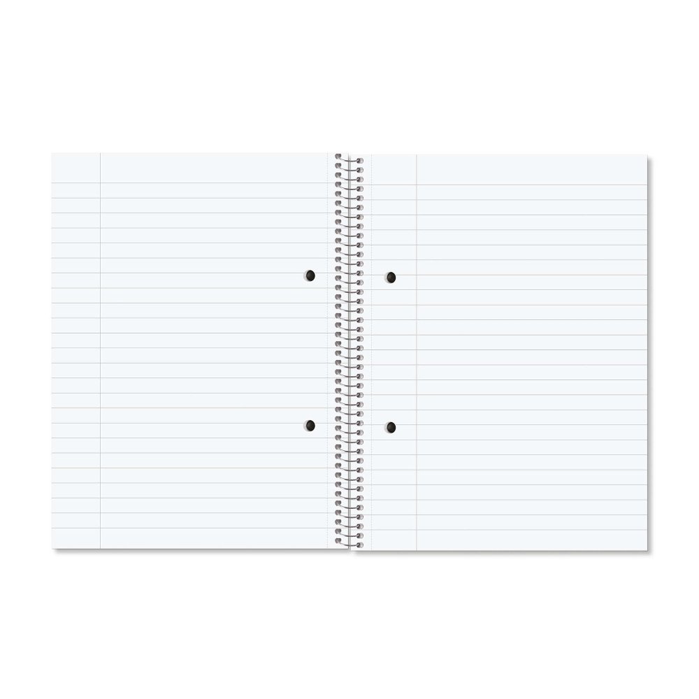 Spiral Notebooks A5+ Punched & Perforated 80 Sheets RSPN5-2 - Pack 5 - Open Book - Fusion Office UK Spiral Notebooks A5+ Punched & Perforated 80 Sheets RSPN5-2 - Pack 5 - Open Book - Fusion Office UK