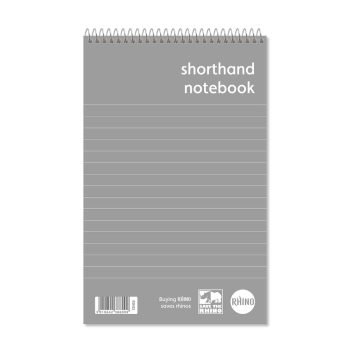 Wirebound Reporters Shorthand Notebooks Ruled 130 Sheets RSN15-0 - Pack 10 - Fusion Office UK