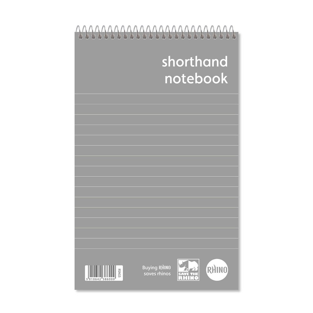 Wirebound Reporters Shorthand Notebooks Ruled 130 Sheets RSN15-0 - Pack 10 - Fusion Office UK
