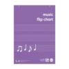Rhino A1 Educational Music Flipchart Pads 30 Leaf FCM20/B - Pack 5
