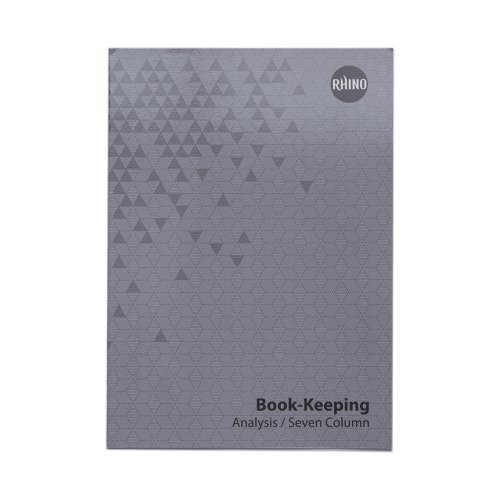Rhino A4 Book-Keeping Books Analysis Ruling 32 Page BKA-2 - Pack 12