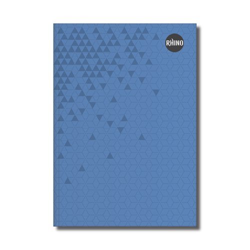 Rhino A4 Casebound Books 8mm Feints 192 Page RCBA4B-6 - Pack 5