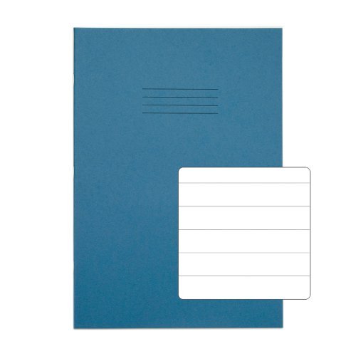 Exercise Books A4 15mm feints Light Blue 32 Page - Pack 100