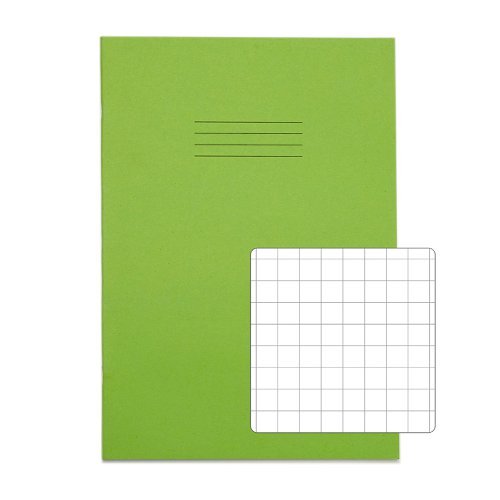 Exercise Books A4 10mm squares Light Blue 32 Page - Pack 100