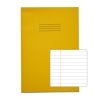 Exercise Books A4 8mm feints and margin Yellow 80 Page - Pack 50