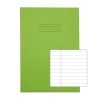 Exercise Books A4 8mm feints and margin Light Green 96 Page - Pack 50