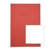 Exercise Books A4 Blank Red 80 Page - Pack 50