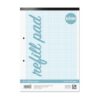 Rhino A4 Refill Pads Graph 2:10:20 Ruling and Plain Reverse 100 Page HAG2-6 - Pack 6