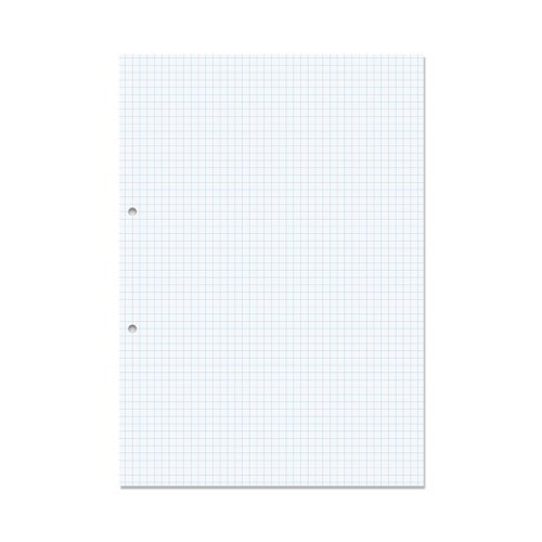 Exercise Paper A4 5mm squares Punched 500 Sheets - Pack 5