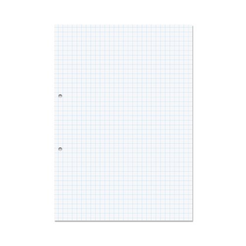 Exercise Paper A4 7mm squares Punched 500 Sheets - Pack 5