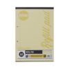 Rhino A4 Tinted Refill Pads Yellow 8mm Feints and Margin 100 Page HAYFM-6 - Pack 6