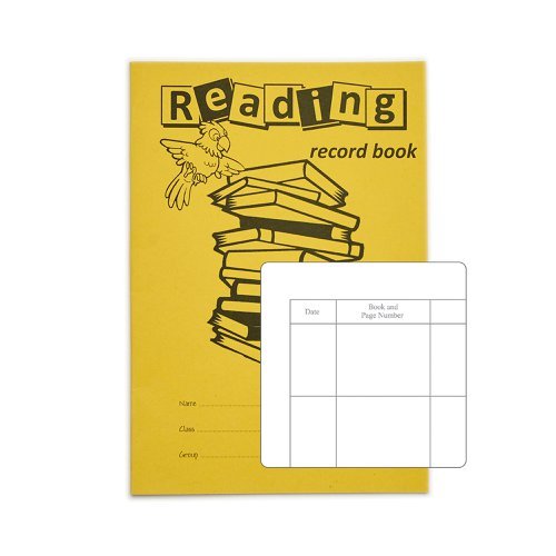 Rhino A5 Reading Record Books Yellow 40 Page SDRR5-6 - Pack 25