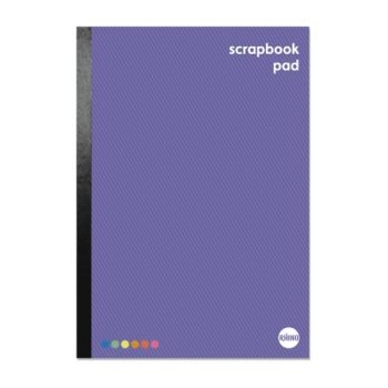 Rhino A4+ Scrapbook Pads Multi-Coloured Sugar Paper 80 Page SB2-8 - Pack 6