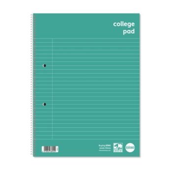 Rhino A4+ College Pads 8mm Feints and Margin 140 Page RCPA4C-6 - Pack 10