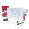 Show-me A4 Whiteboards Hundred Square Bulkbox – 100 Sets