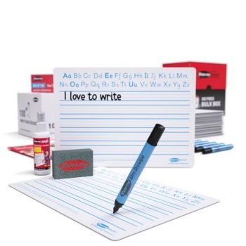 Show-me A4 Whiteboards Handwriting Bulkbox - 100 Sets