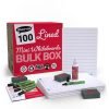 Show-me A4 Whiteboards Lined and Plain Bulkbox - 100 Sets
