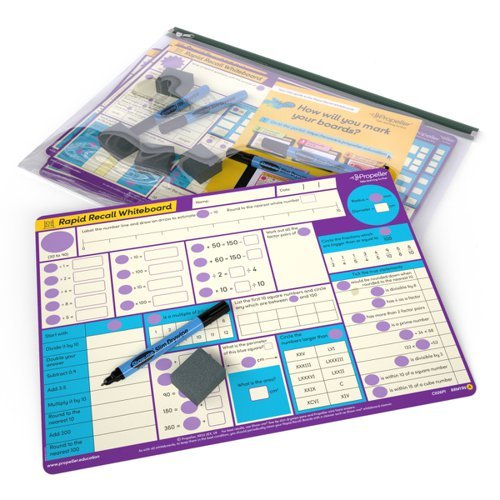 Propeller Year 6 Rapid Recall Whiteboard & Accessories - Pack 5