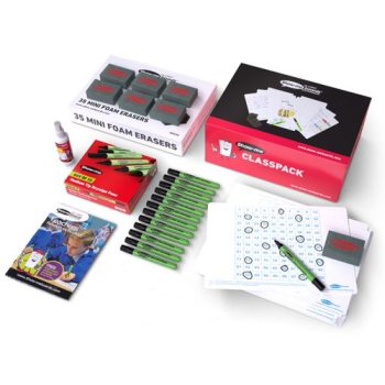 Show-me A4 Whiteboards Hundred Square Classpack - 35 Sets