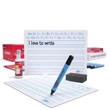 Show-me A4 Whiteboards Handwriting Classpack - 35 Sets