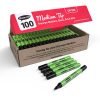 Show-me Slim Barrel Medium Drywipe Markers Black 100 Classpack