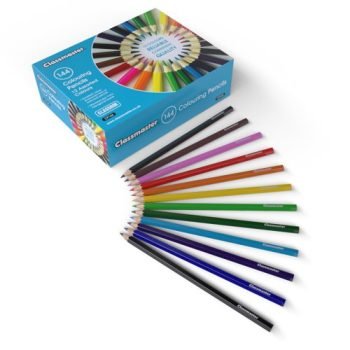 Classmaster Colouring Pencils Assorted Colours CP144 - Box 144