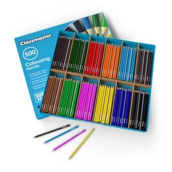 Classmaster Colouring Pencils Assorted Colours CP500 - Box 500