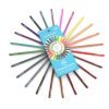 Classmaster Colouring Pencils Assorted Colours CPW24 - Pack 24