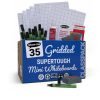 Show-me Supertough A4 Whiteboards Gridded Classpack - 35 Sets