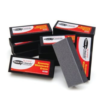 Show-me Large Whiteboard Ersaers Economy - Pack 12