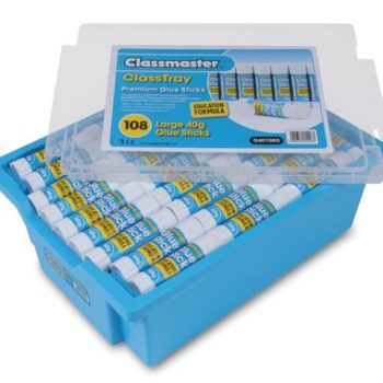 Classmaster Premium PVP Large Glue Sticks Classtray - Tray 108