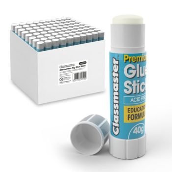 Classmaster Premium PVP Large Glue Sticks - Pack 200