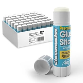 Classmaster Premium PVP Large Glue Sticks - Pack 48