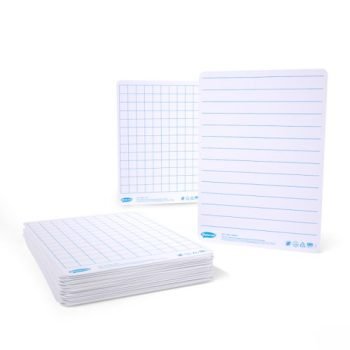 Show-me A4 Whiteboards Lined and Gridded - Pack 35
