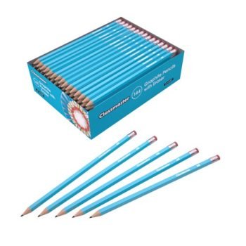 Classmaster Graphite Pencils HB Eraser Tipped - Pack 144
