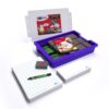 Show-me Combination Pack Gridded Whiteboards in Gratnell Tray - 121 Pieces