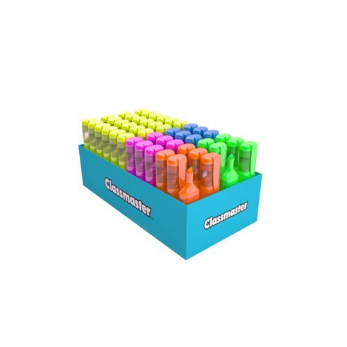 Classmaster Highlighters Assorted Colours Classpack - Box 48