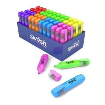 Swash Premium Highlighters Assorted Colours Classpack - Box 48