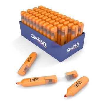 Swash Premium Highlighters Orange Classpack - Box 48