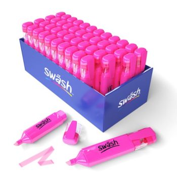 Swash Premium Highlighters Pink Classpack - Box 48