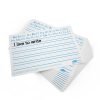 Show-me A4 Whiteboards Handwriting and Plain - Pack 10