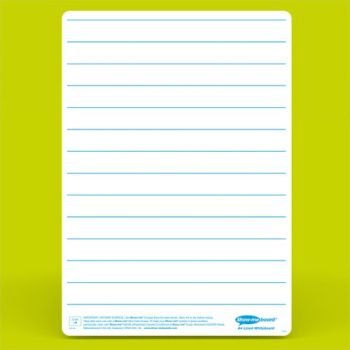 Show-me A4 Whiteboards Lined and Plain - Pack 100