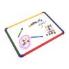 Show-me Magnetic Rainbow Framed Whiteboard A2 Gridded and Plain - Each