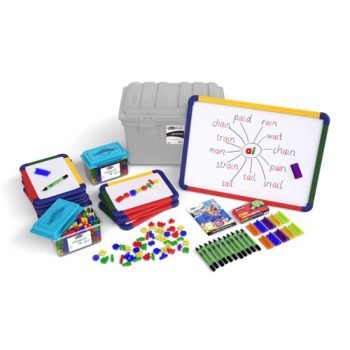 Show-me Magnetic Whiteboards Literacy Group Pack (610 Pieces) - Storage Trunk