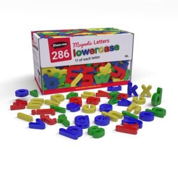 Show-me Magnetic Lowercase Letters - Pack 286 Pieces