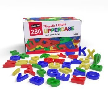 Show-me Magnetic Uppercase Letters - Pack 286 Pieces
