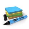 Show-me Magnet-Notes 40 75x75mm Assorted Colours - Pack 40